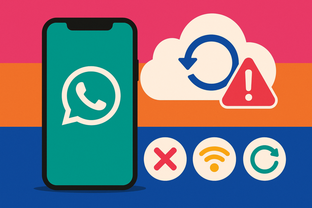 Quais são os principais motivos para falhas no backup do WhatsApp e como corrigir?